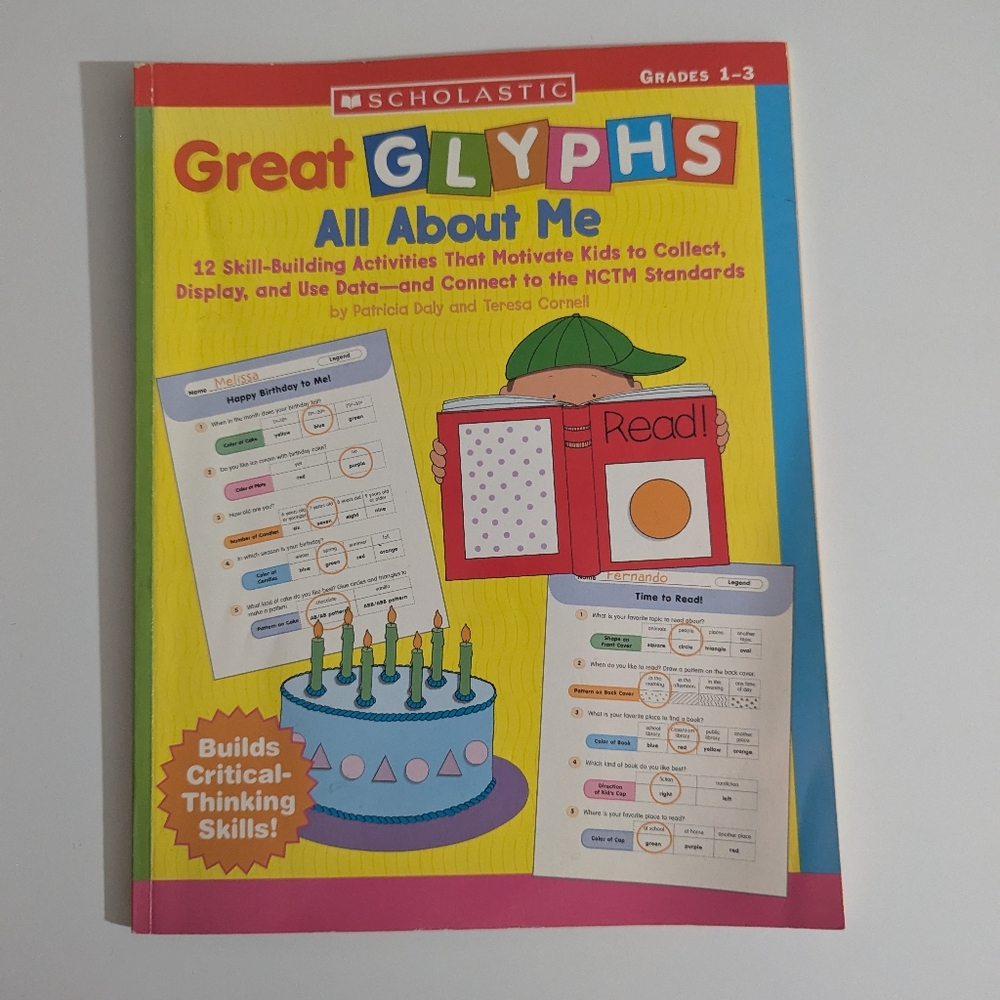 "Great Glyphs: All About Me" Book, Teaching Resource for Grades 1-3